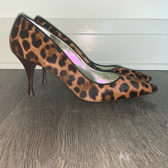 Dolce and Gabbana Leopard print pumps/ heels size 38.5 (US 8.5) - Picture 11 of 13